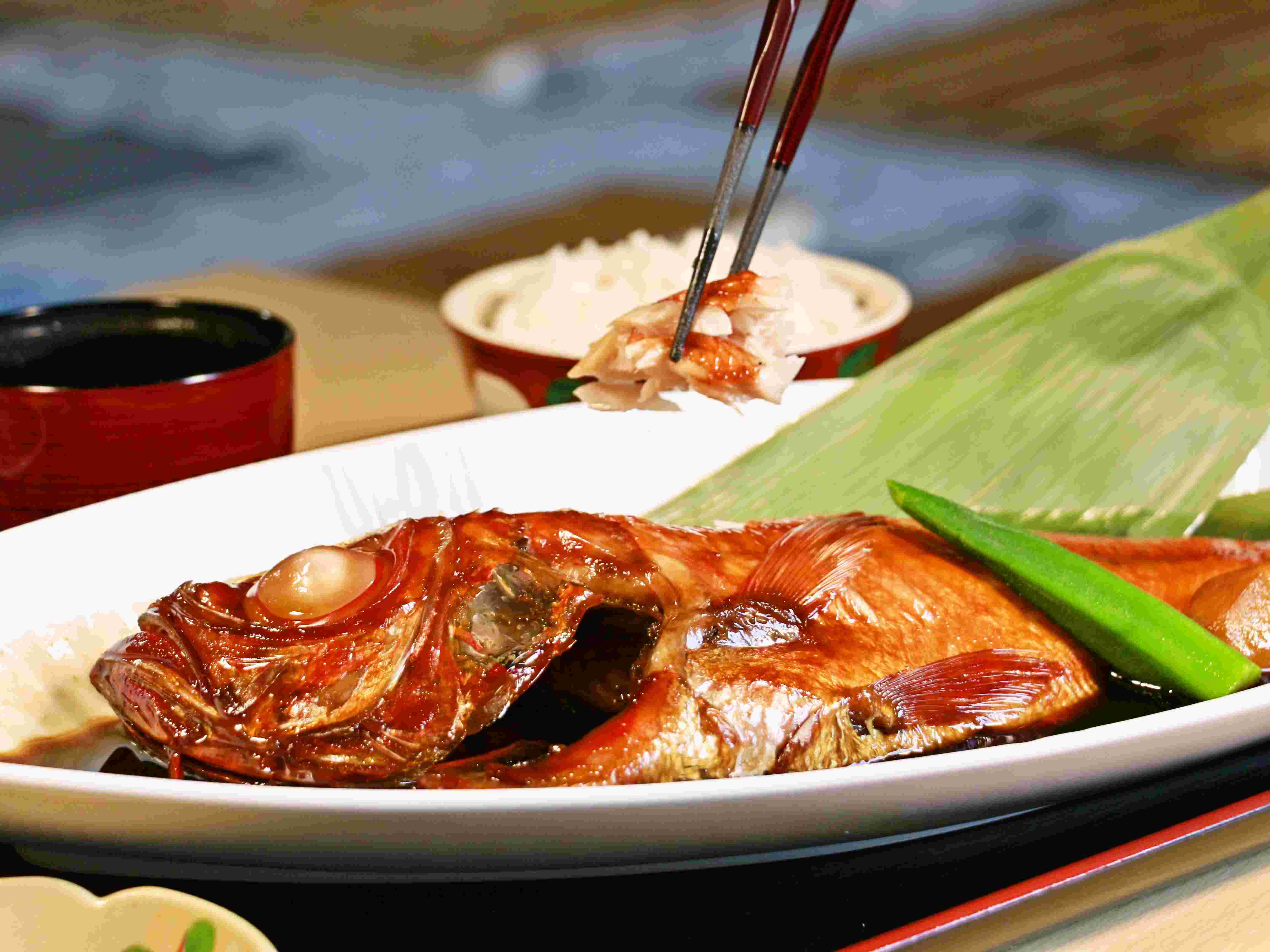 定食・金目鯛姿煮定食