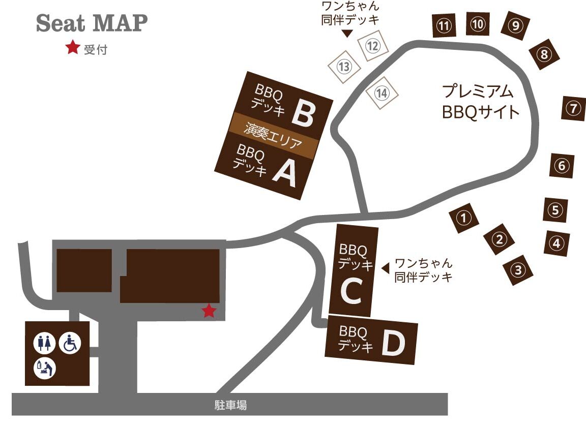 KANADE MUSIC FESTIVAL 2024の会場MAP