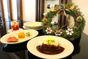 12月かなでのコンサートのコース料理