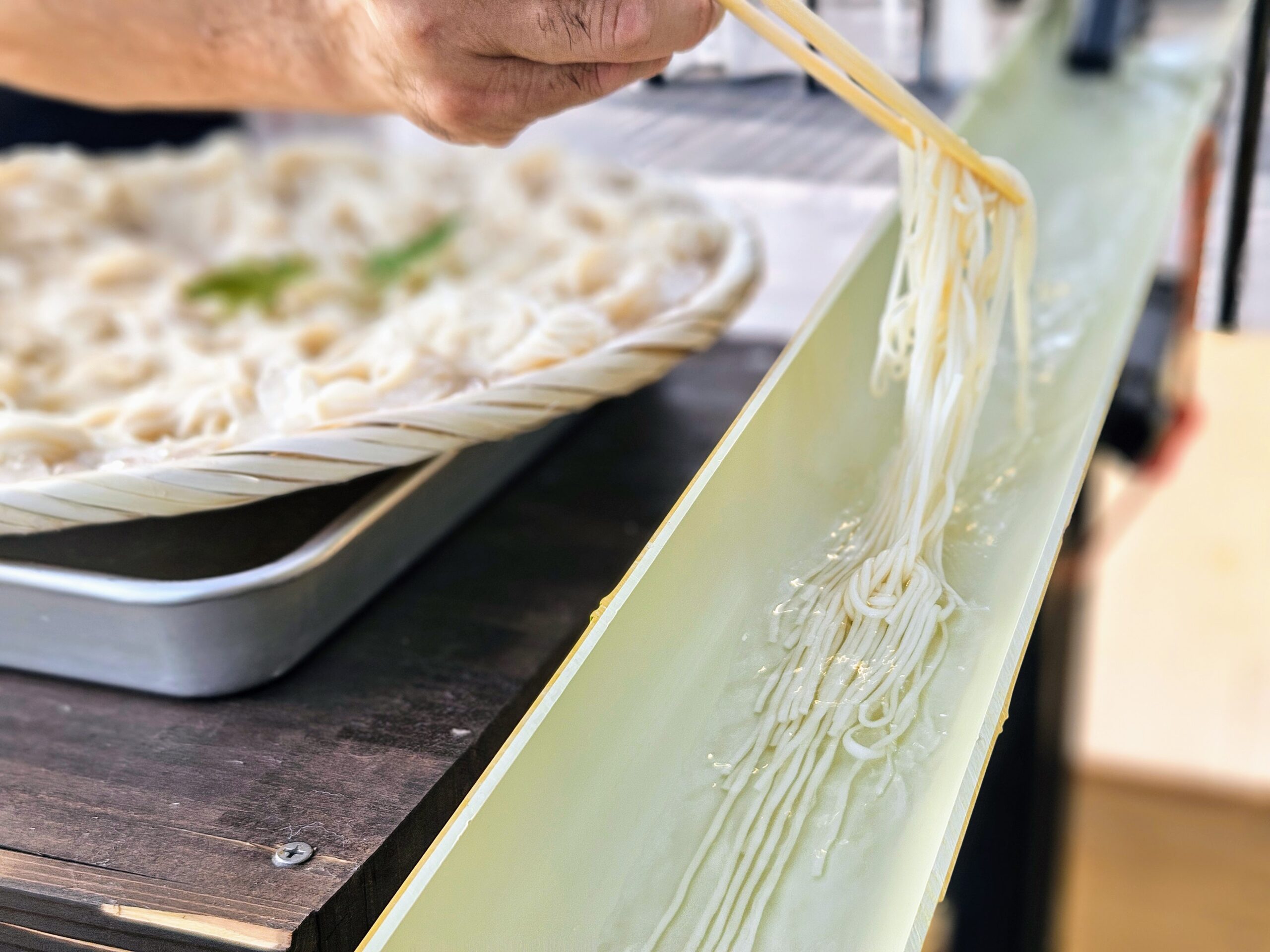 流しそうめん