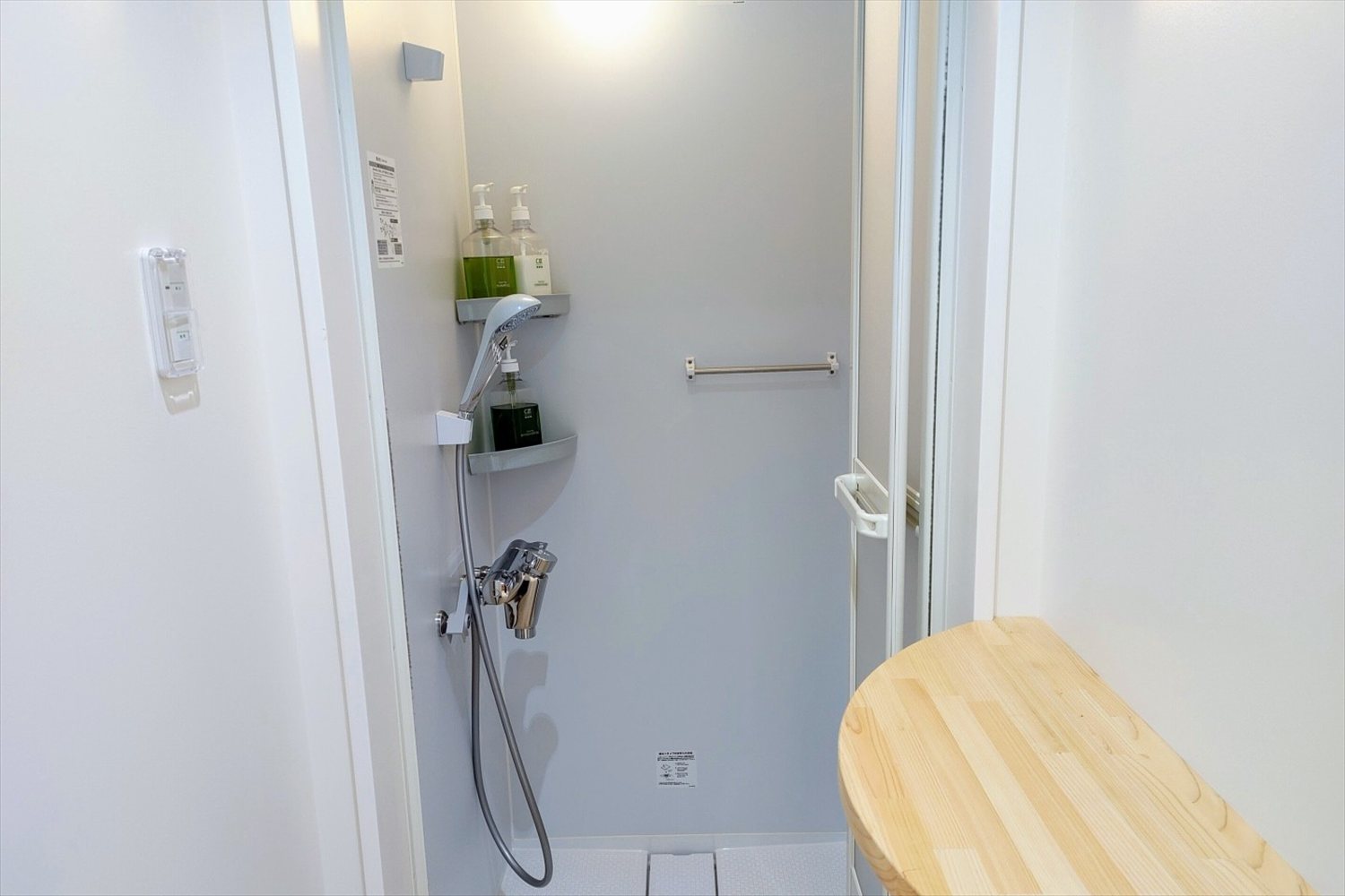 RVパーク利用者も使えるシャワールーム