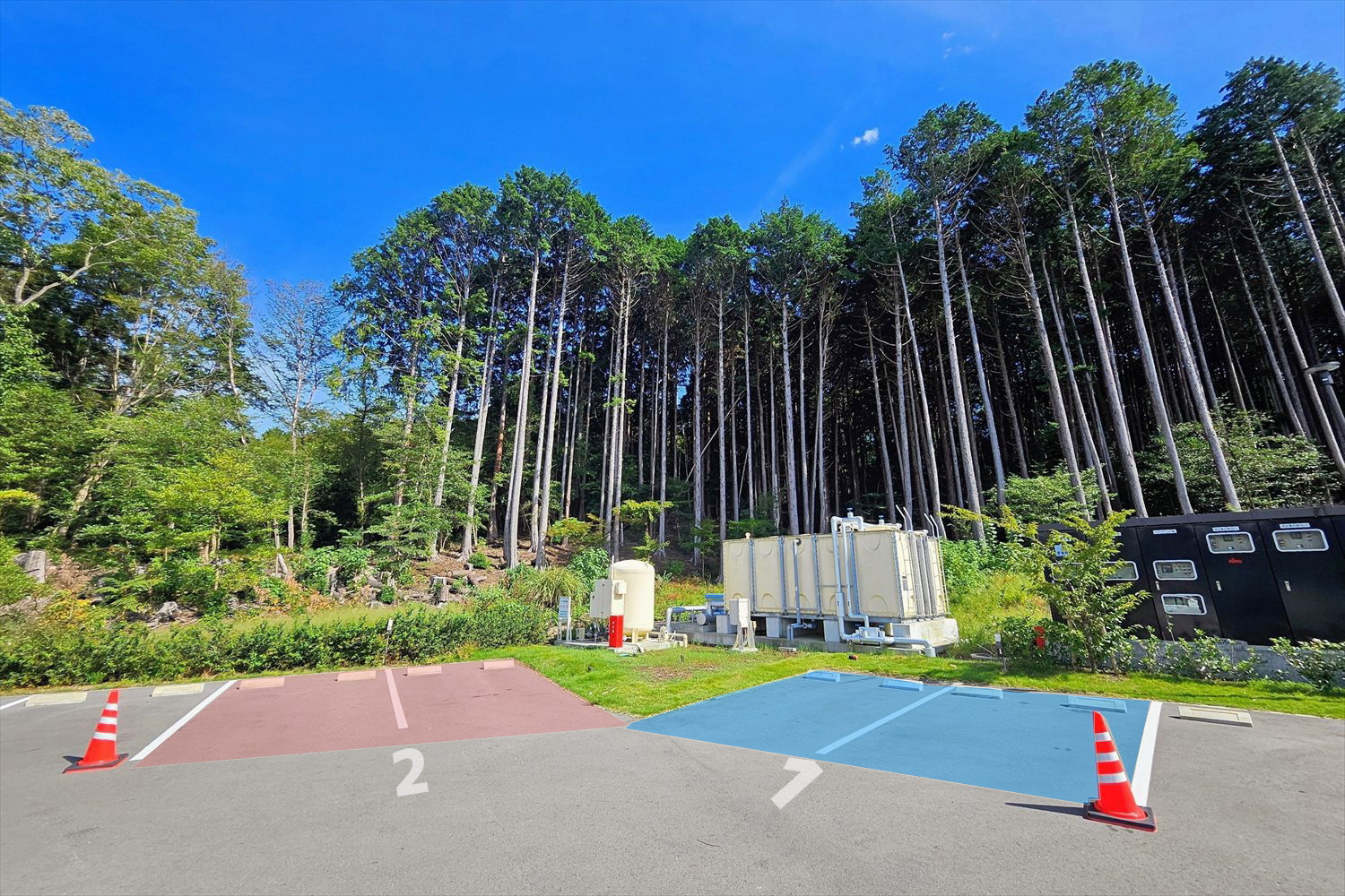 RVパークには電源コンセントがあります