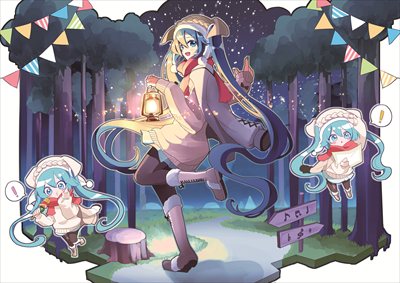 初音ミクイラストコンテスト優秀賞