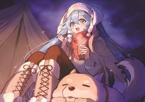 最優秀賞初音ミク星空の下