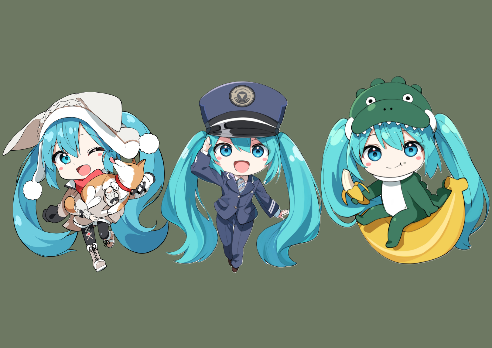 初音ミク奏の森リゾートwith伊豆急行.熱川バナナワニ園