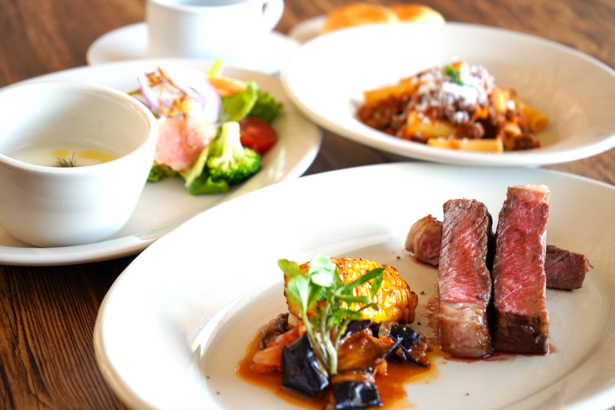 AGEDのエクスペリエンスディナーコース